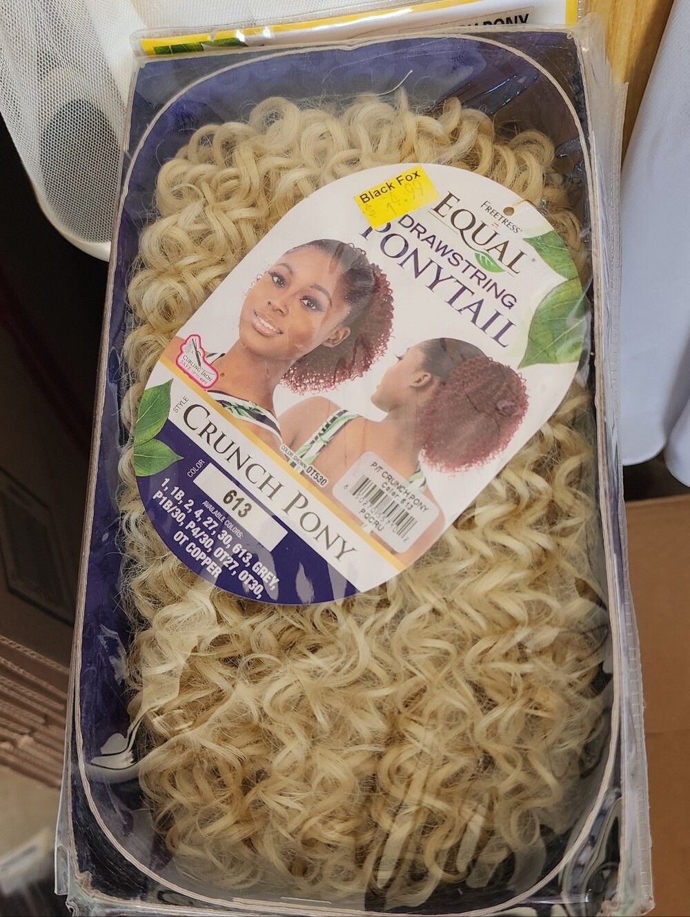Drawstring Ponytail - 613 Crunch Pony (Blonde) BULK 9 Packages
